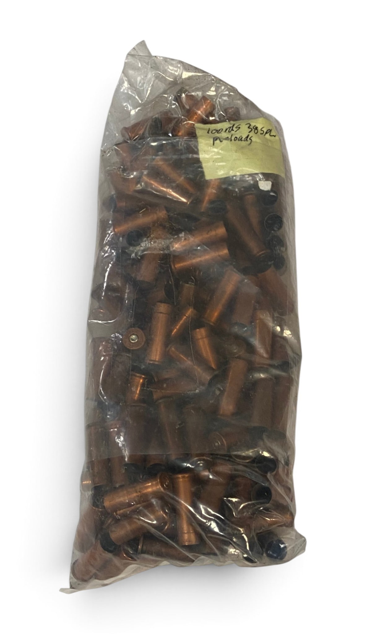100rds. of Vintage .38 SPECIAL Shot Copper Washed Cases for Reloading: Vintage Copper Washed or Coated Cases. They have REM-UMC, R-P and Western Headstamps for the most part.