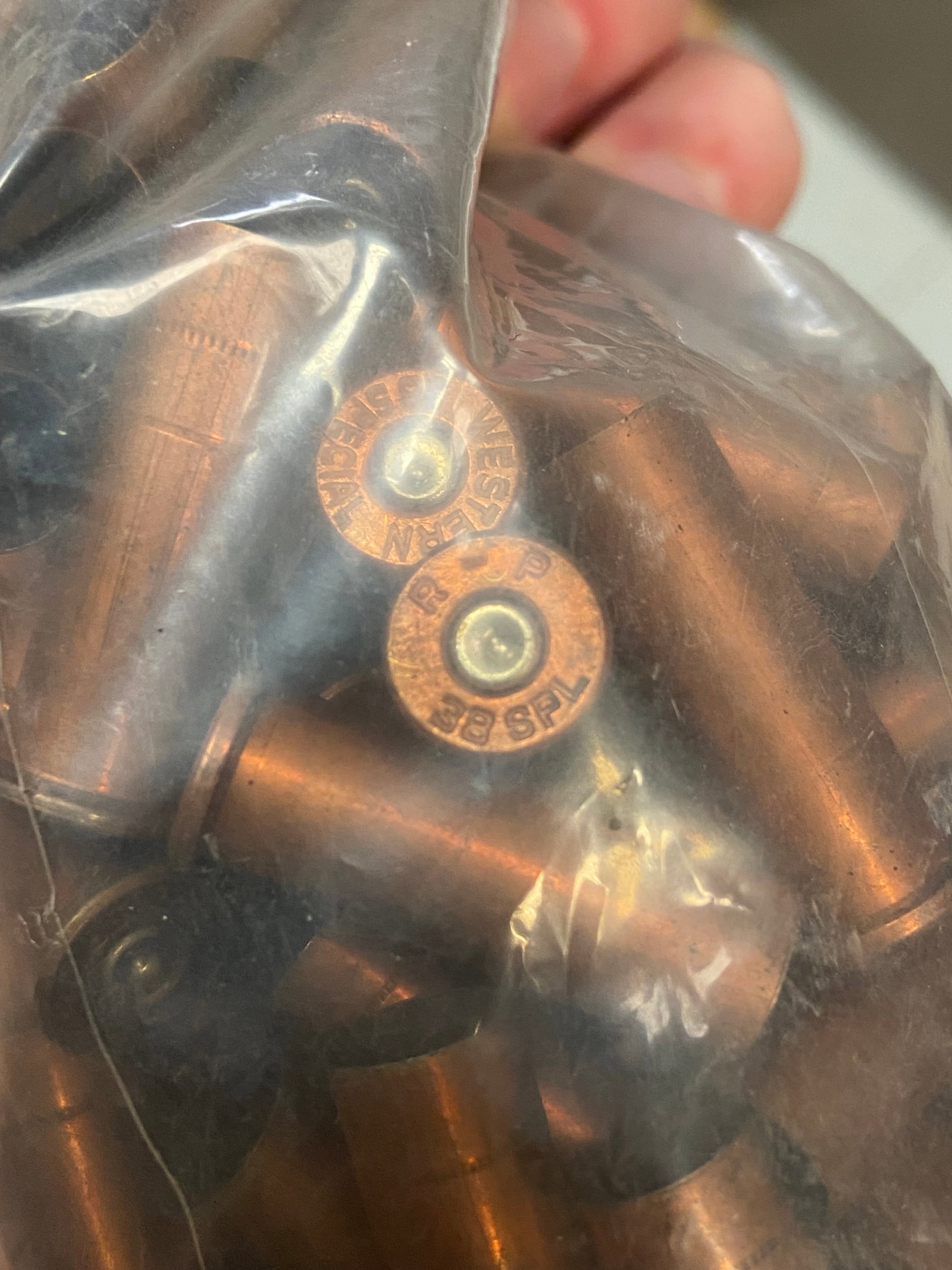 100rds. of Vintage .38 SPECIAL Shot Copper Washed Cases for Reloading - 2