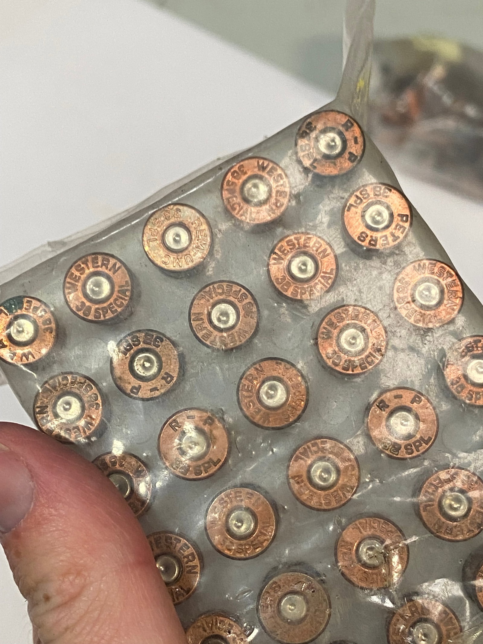 100rds. of Vintage .38 SPECIAL Shot Copper Washed Cases for Reloading - 2