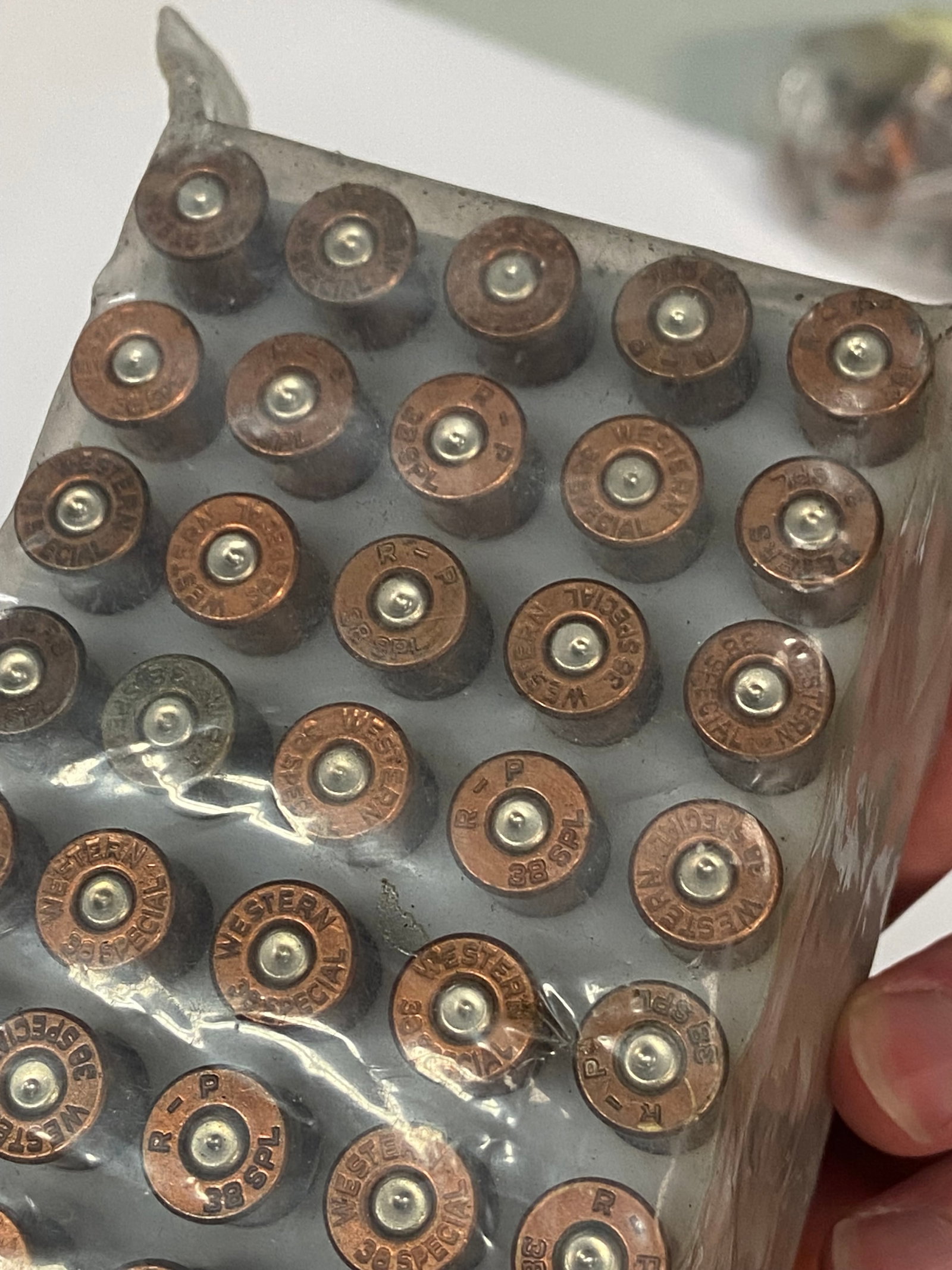 100rds. of Vintage .38 SPECIAL Shot Copper Washed Cases for Reloading - 3