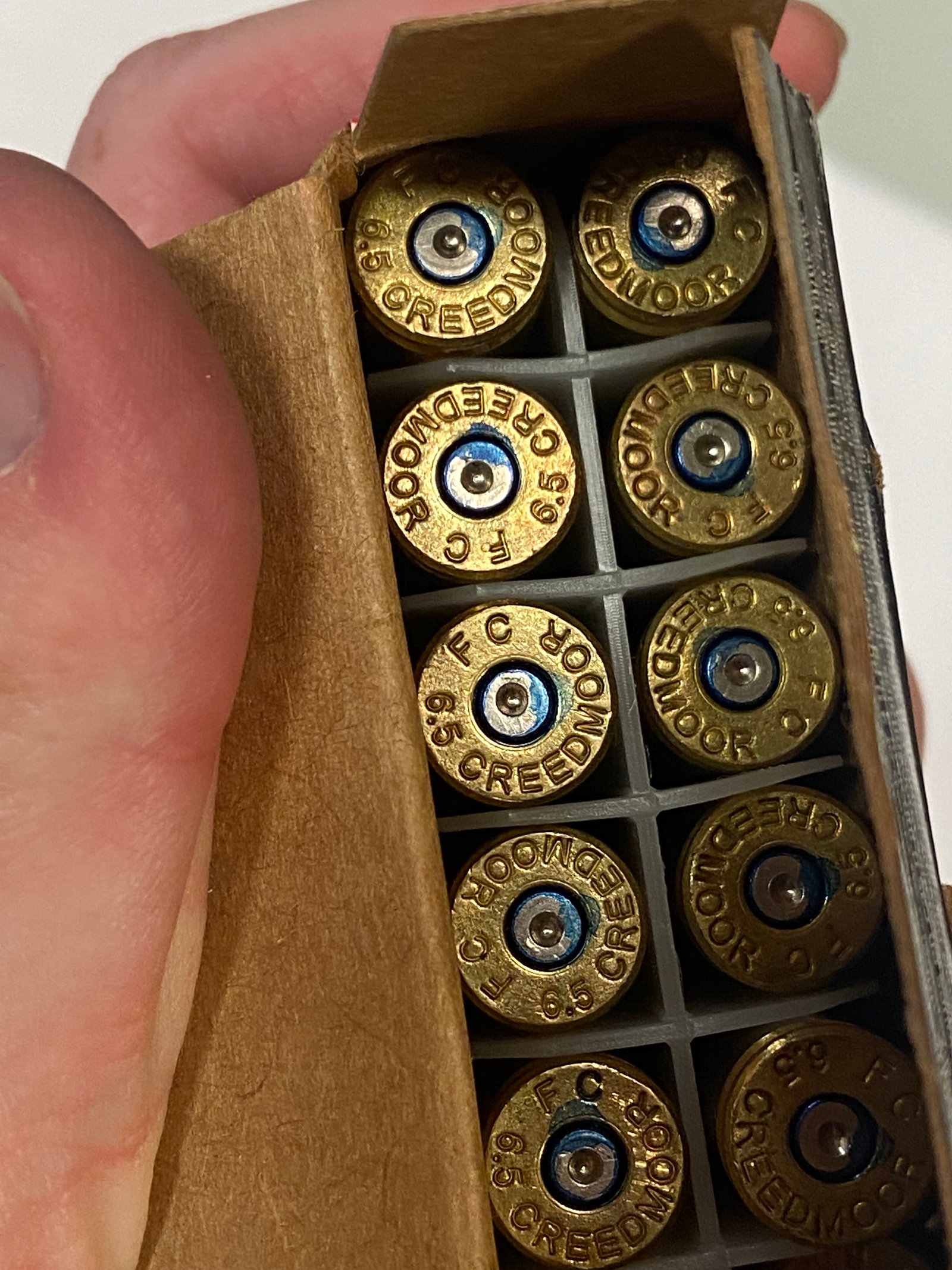 100rds. of 6.5 CREEDMOOR Factory Federal Shot Brass for Reloading - 2
