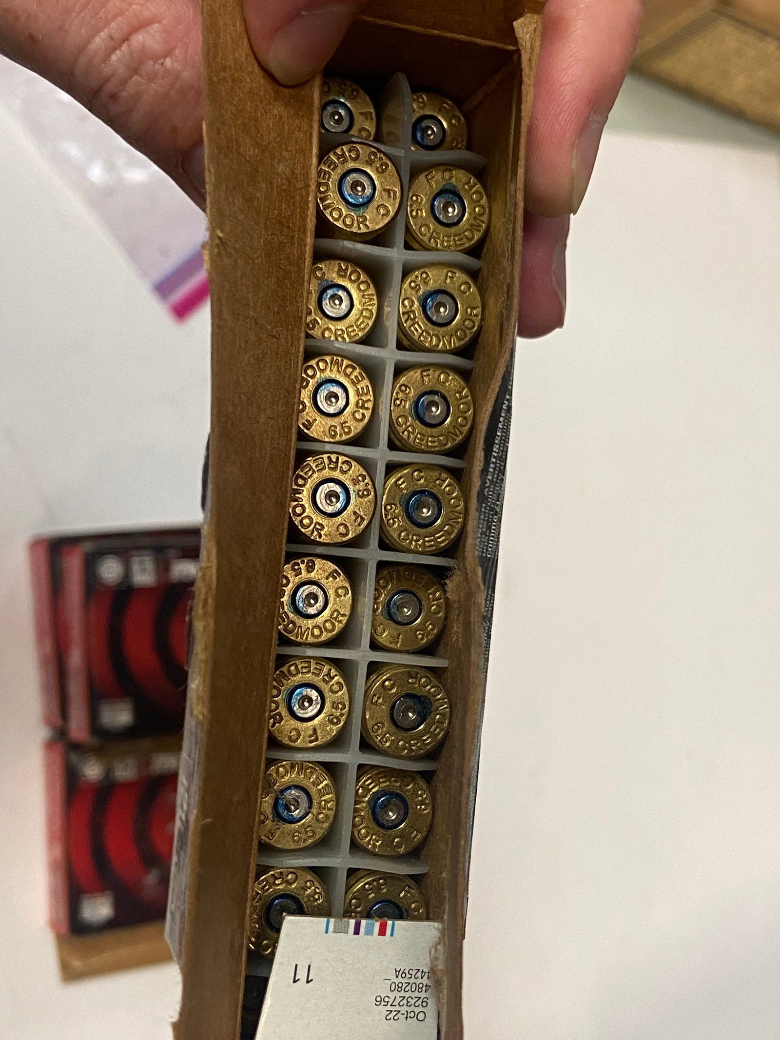 80rds. of 6.5 CREEDMOOR Factory Federal Shot Brass for Reloading - 2