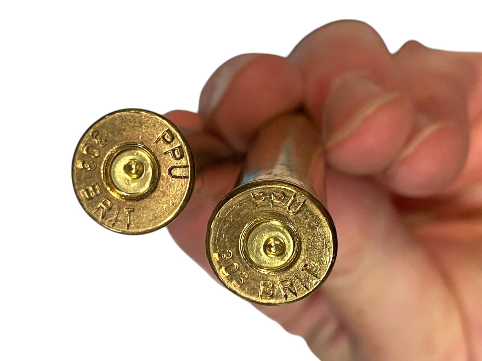 50qty. of.303 BRITISH Factory PPU Shot Brass for Reloading - 2