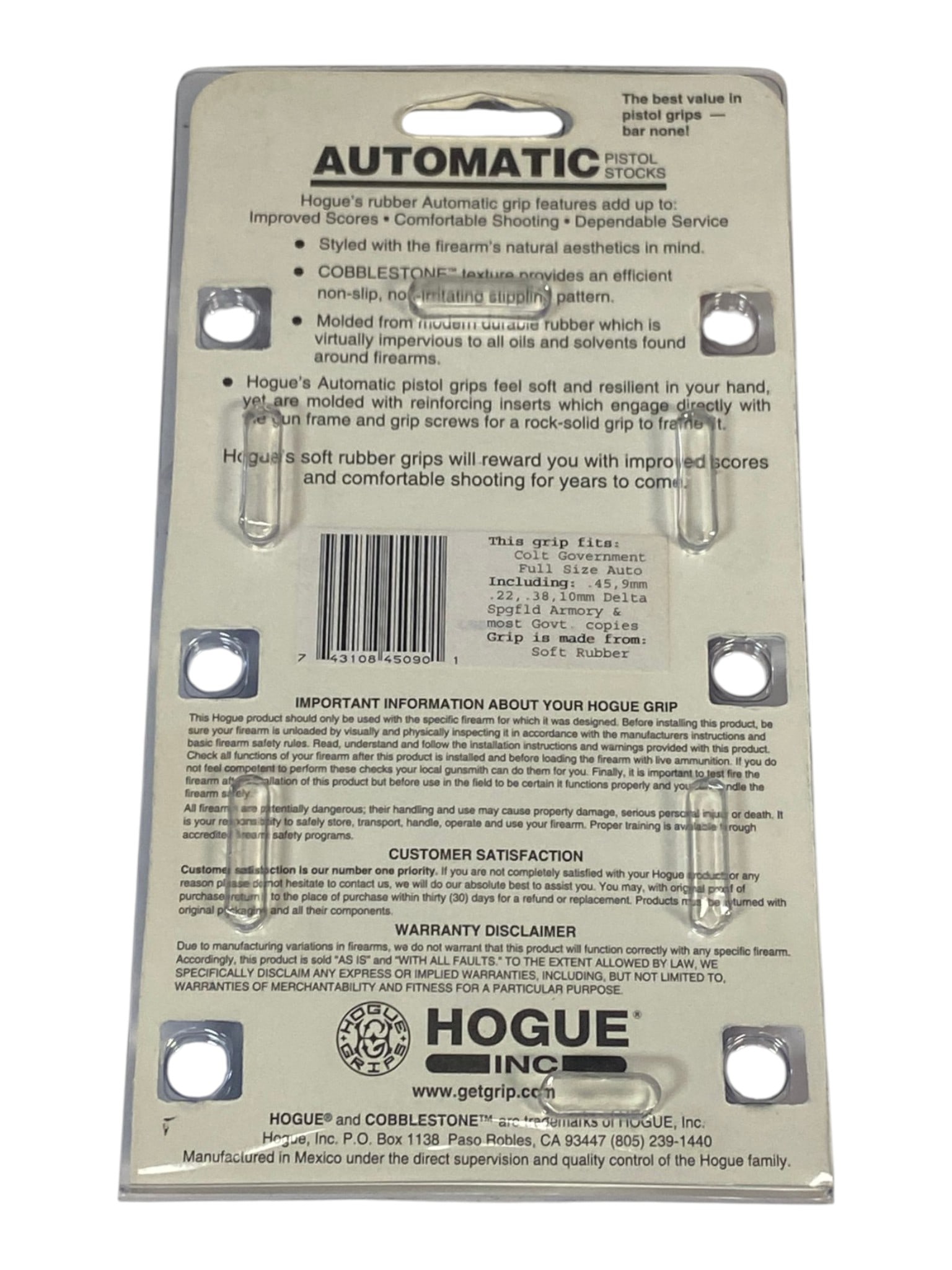 Hogue - 1911 Grips - 2