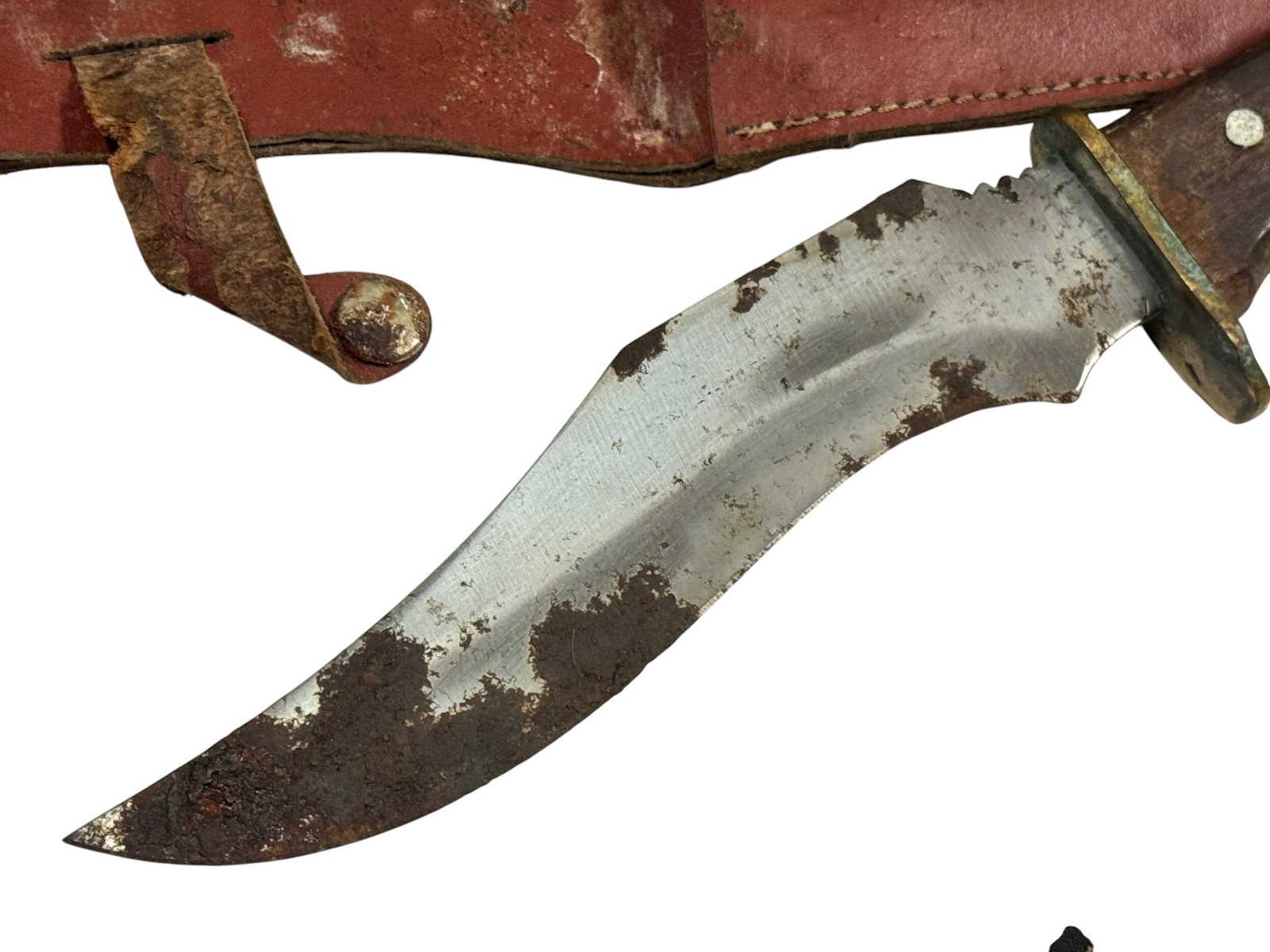 (2) Knives with Leather Sheathes - 6