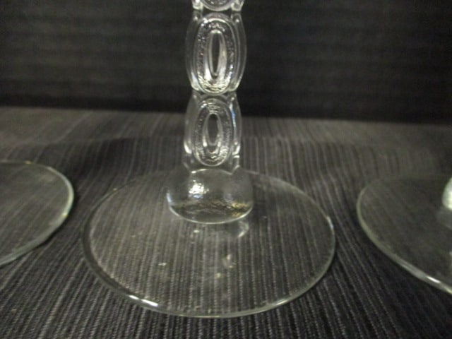 Set of 4 Crystal "2000" Champagne Stem Glasses - 4