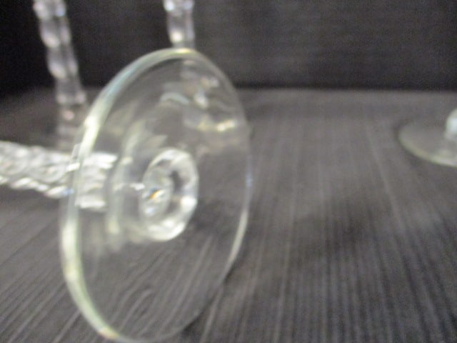 Set of 4 Crystal "2000" Champagne Stem Glasses - 5