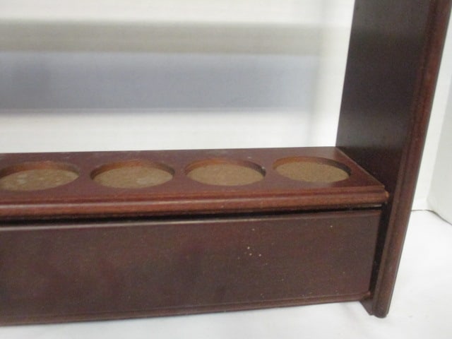 Vintage Lenox "Spice Garden" 24-Jar Wood Rack - 7
