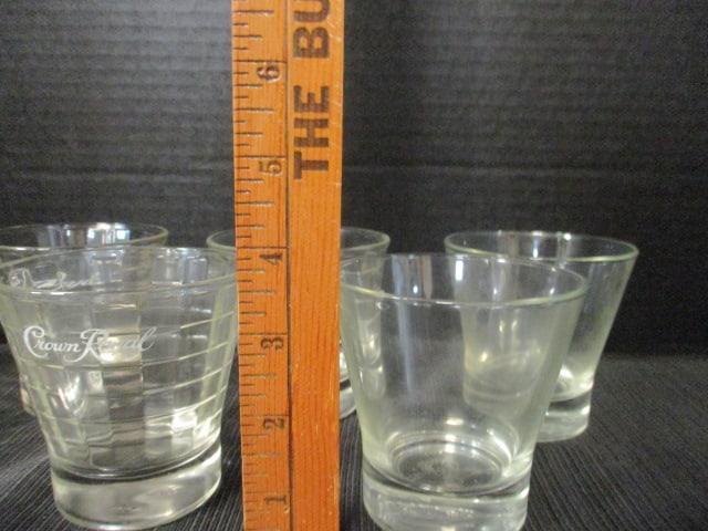 8 Vintage "Crown Royal" Lowball Rocks Whiskey Glasses - 9