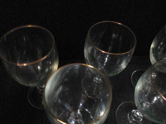 Vintage Set of 6 Cristal D'Arques-Durand "Irish Coffee" Stem Glasses - 2