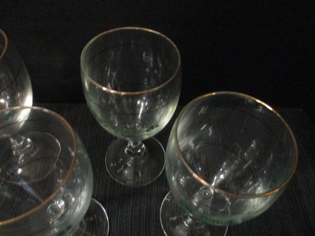 Vintage Set of 6 Cristal D'Arques-Durand "Irish Coffee" Stem Glasses - 3