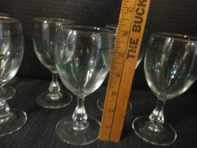 Vintage Set of 6 Cristal D'Arques-Durand "Irish Coffee" Stem Glasses - 7