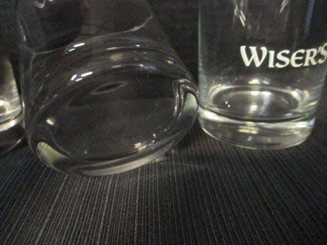 Vintage Set of 4 "Wiser's" Lowball Rocks Whiskey Glasses - 5