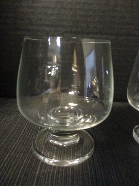 Vintage Set of 4 Holmegaard Stub Brandy Stem Glasses - 2