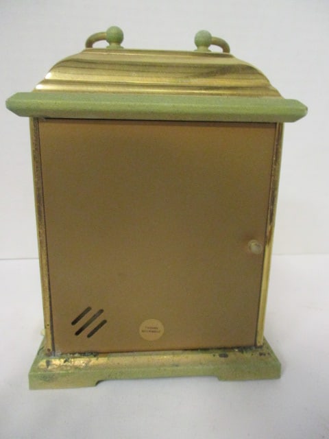 Vintage Seth Thomas Brass Quartz Carriage Alarm Clock - 6