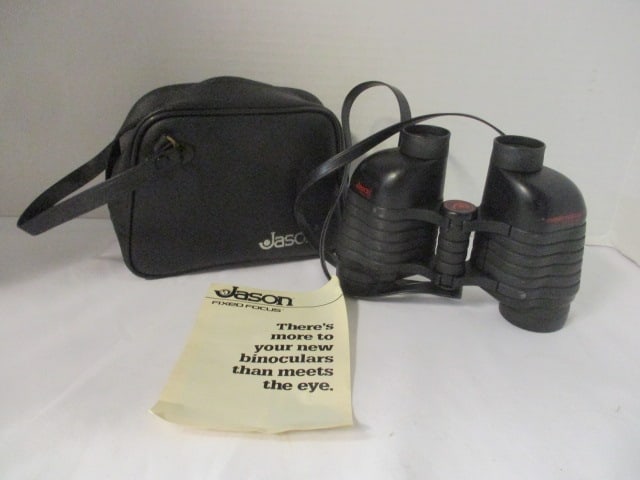 Jason Fixed Focus Binoculars in Bag: .