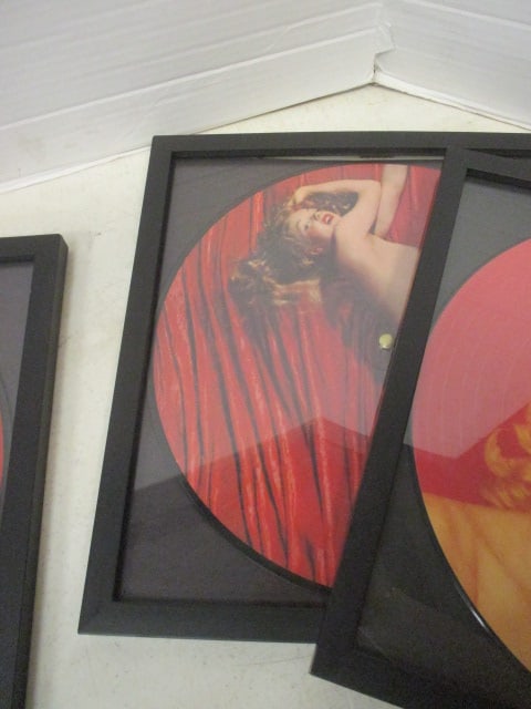 4 Framed UASP Liberty Risque "Marilyn Monroe" 2-Sided Record Artwork - 6