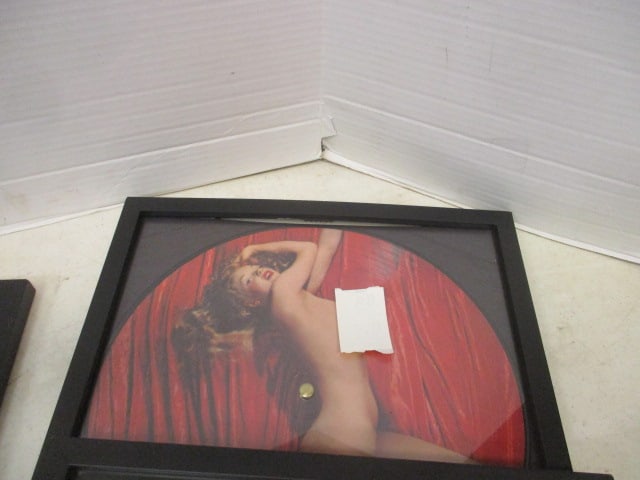 4 Framed UASP Liberty Risque "Marilyn Monroe" 2-Sided Record Artwork - 7