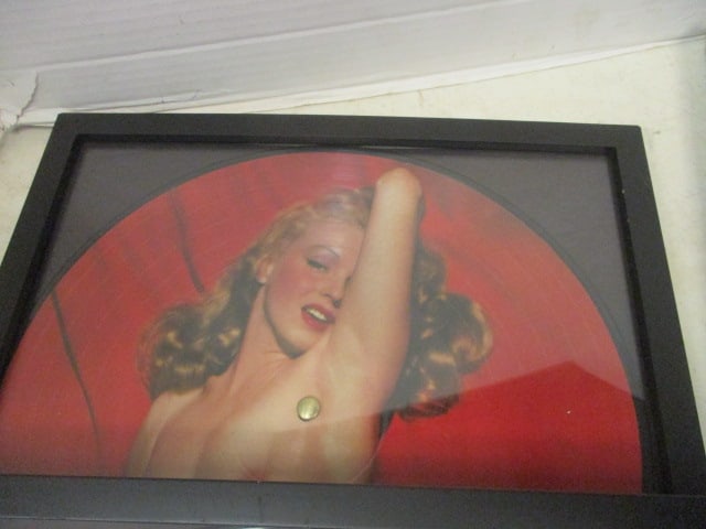 4 Framed UASP Liberty Risque "Marilyn Monroe" 2-Sided Record Artwork - 8