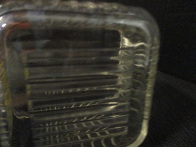 Vintage Pyrex Yellow Small Refrigerator Box and Clear Square Refrigerator Box - 5