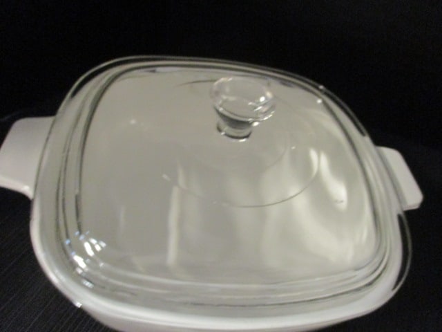 Vintage Corning Ware "Cornflower Blue" Casserole Dishes with Lid and Handle - 2