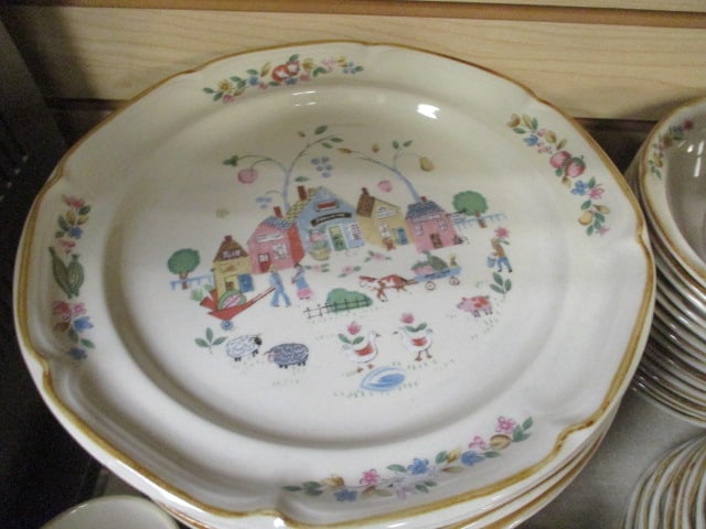 Pieces of Vintage International Tableworks "Heartland Village" Stoneware - 3