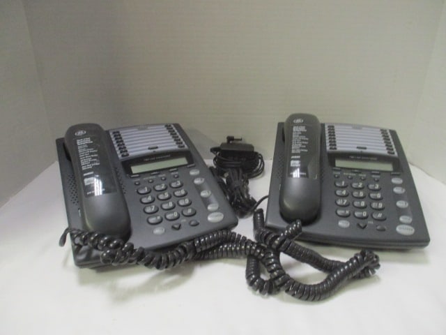 Set of 2 General Electric Two-Line Push Button Dataphones: .