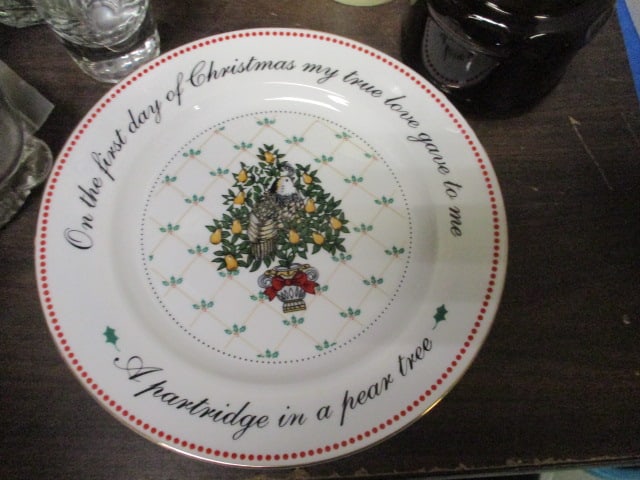 Table Lot - Glasses, Plates, Christmas, Cups, Mixing Bowl, Candles, Vases, etc. - 4