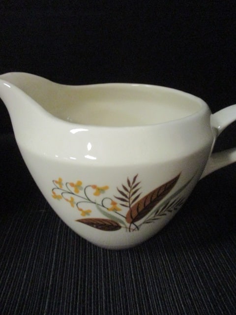 Mid Century Modern Cunningham & Pickett "Vogue" Sugar and Creamer Set - 7