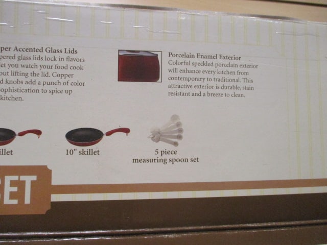 New Old Stock Paula Deen Collection 15-Piece Porcelain Non-Stick Pots and - 5