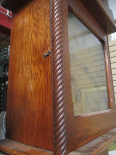 Antique 1915 Ithaca Grandfather Clock - 6