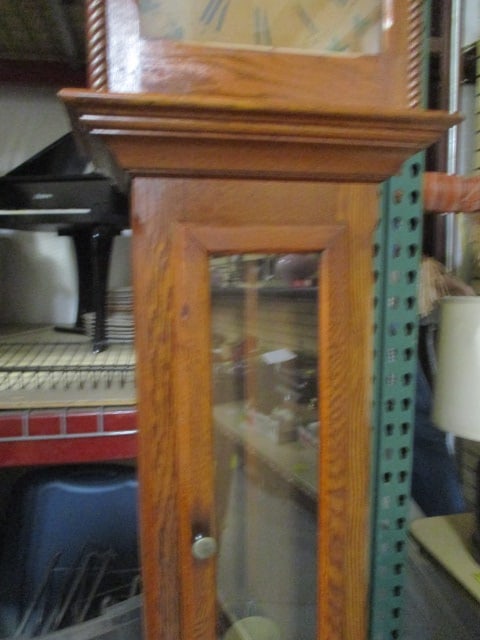 Antique 1915 Ithaca Grandfather Clock - 7
