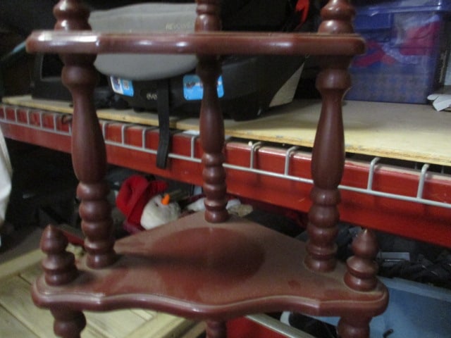 Vintage 5-Tier Corner Shelf - 3