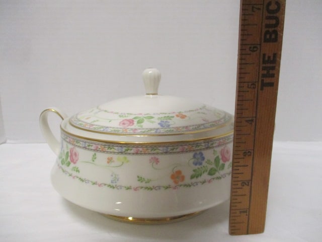 Vintage Noritake "Finale" Ivory China Covered Casserole Dish - 8