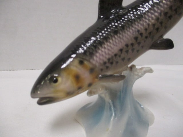 Vintage Goebel Porcelain Fish Sculpture - Made in West Germany - 2