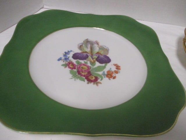 3 Vintage Bavaria Porcelain China Plates - 2