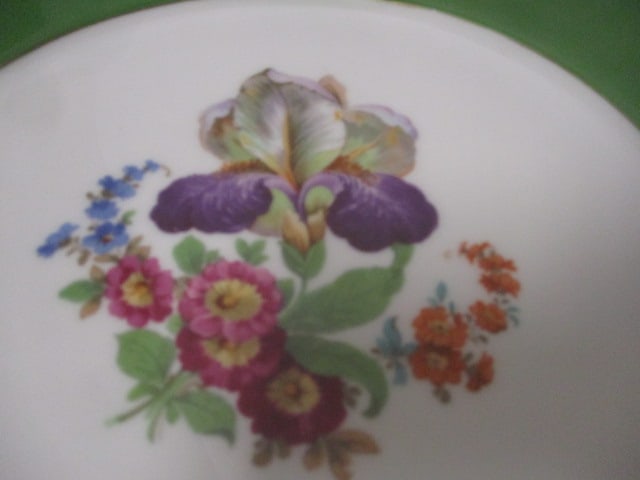 3 Vintage Bavaria Porcelain China Plates - 3