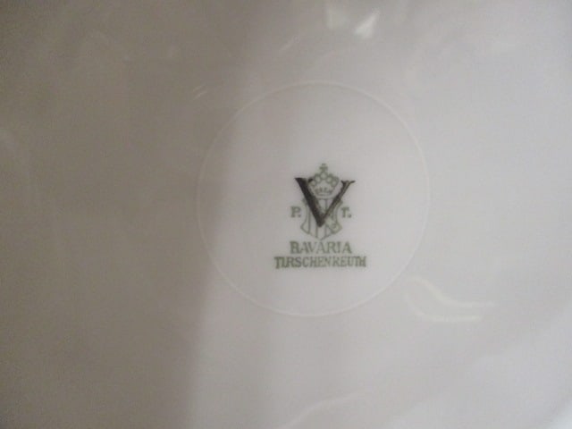 3 Vintage Bavaria Porcelain China Plates - 4