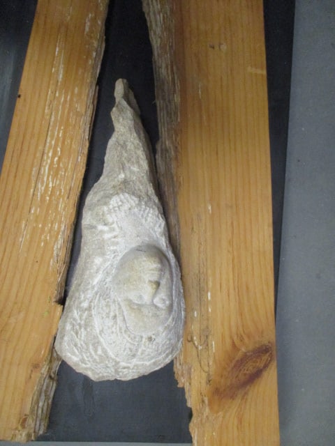 Unique Handmade Stone and Wood Art - Signed on Back - 2