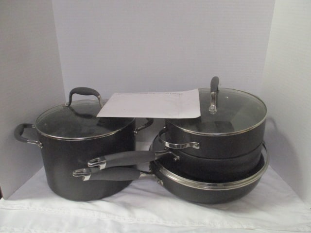 Meyer Gourmet Cookware 4-Piece Pots and Pans Set: .