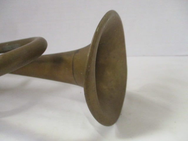 Vintage Brass Field Bugle - 4