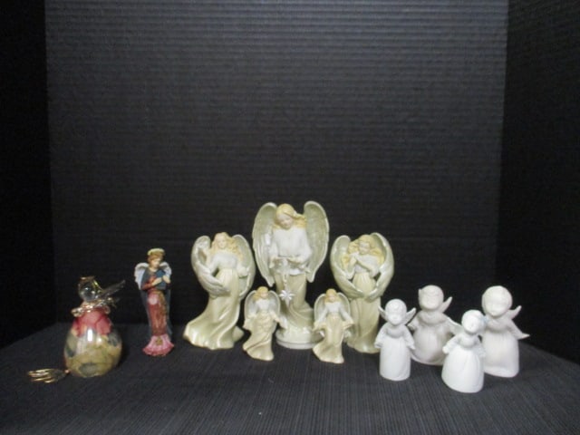 Collection of Angel Figurines: see pictures and preview for selection and condition