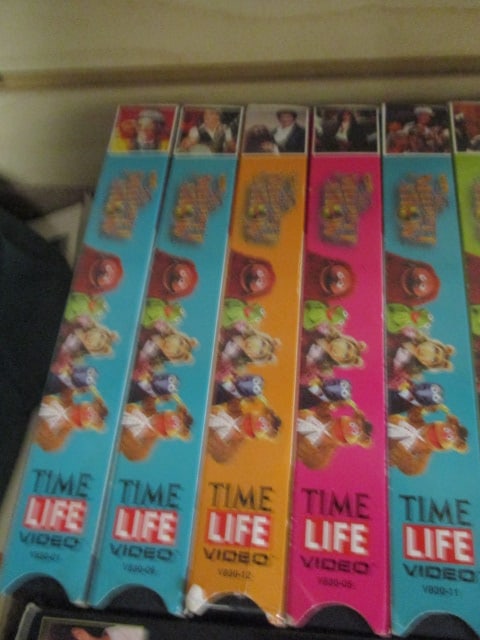 Collection of Time Life "The Muppet Show" and "The Best of Red Skelton" VHS Tapes - 2