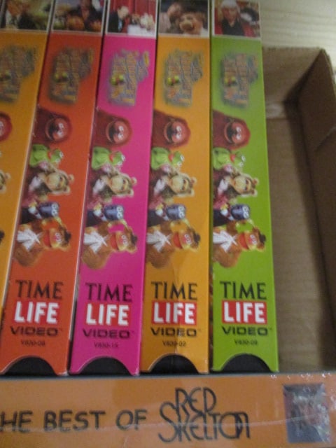 Collection of Time Life "The Muppet Show" and "The Best of Red Skelton" VHS Tapes - 4