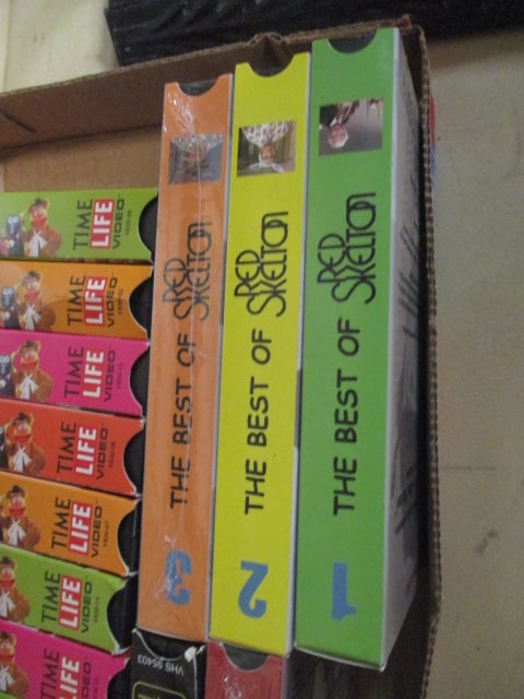 Collection of Time Life "The Muppet Show" and "The Best of Red Skelton" VHS Tapes - 5