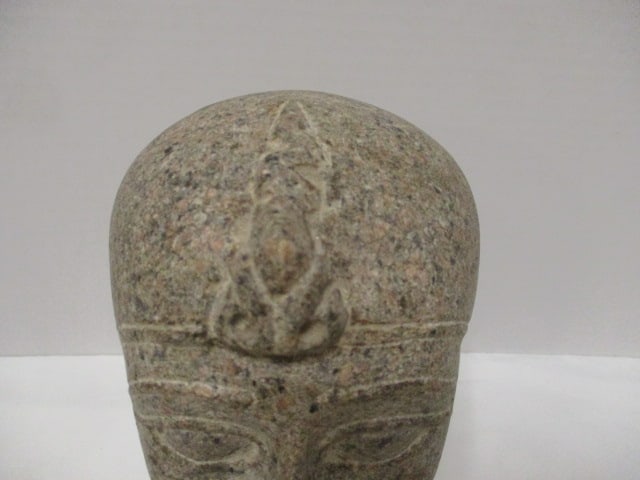 Egyptian Royal Head Stone Sculpture - 2