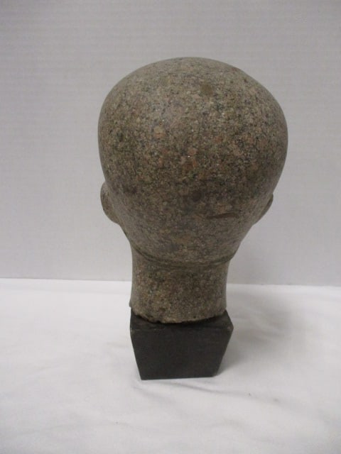 Egyptian Royal Head Stone Sculpture - 6