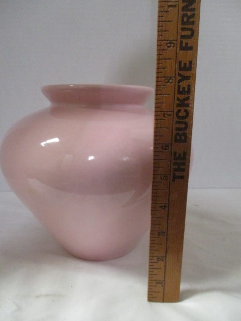 Pink Ceramic Urn Vase - 5