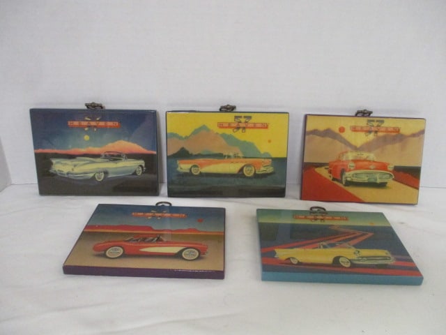 Set of 5 The Gifted Line for Enesco "57 Heaven" Enameled Wall Plaques: 5 1/2" x 4" each