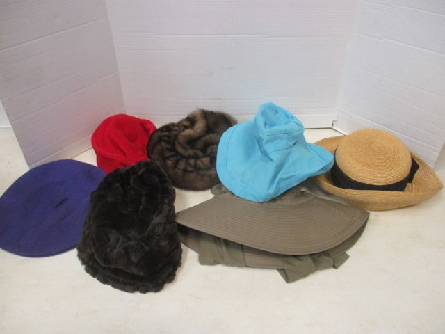 Lot of Ladies' Hats: see pictures and preview for selection